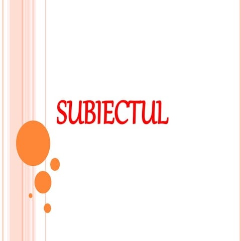 Subiectul | PPS