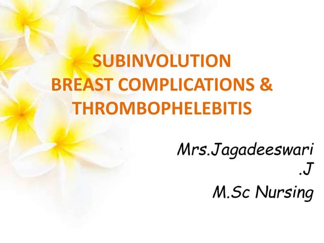 Subinvolution of the uterus | PPTX