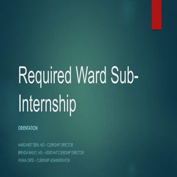 NUR125 Clinical Placement and Portfolio | PPTX