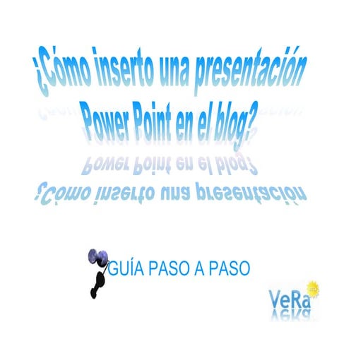 Subir presentaciones al Blog