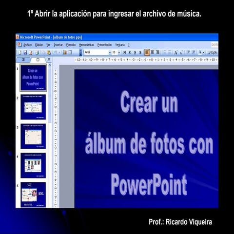 Agregar sonido a PowerPoint