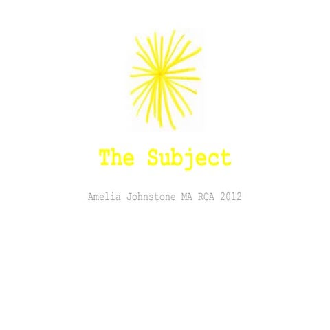 Illustration Subject 1 - Drawing