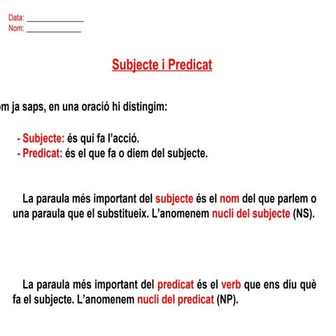 Subjecte i predicat4
