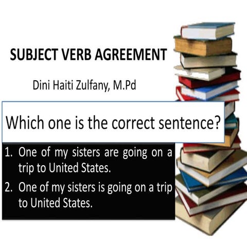 Subject verb agreement