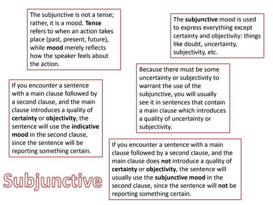 Subjunctive with verbs of emotion | PPTX