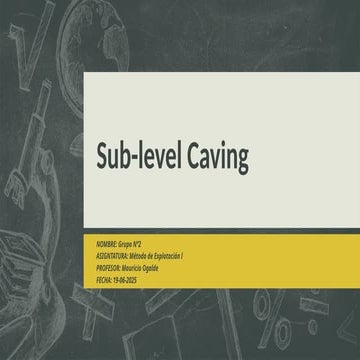 precentacion de Sublevel Caving     .pptx