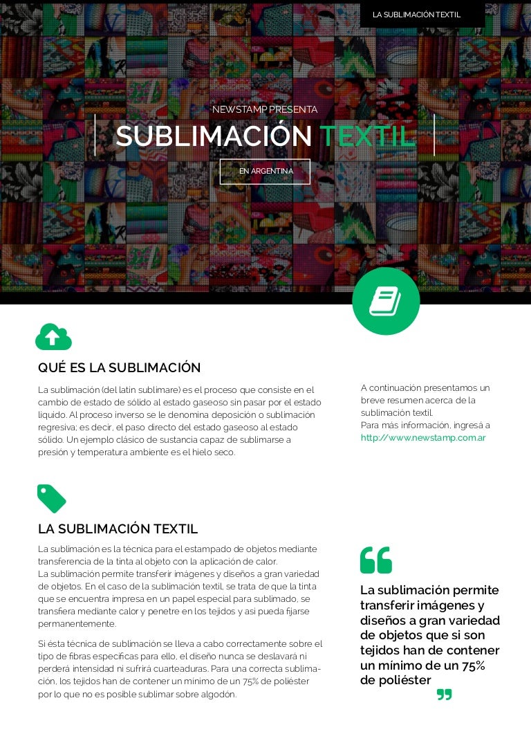 Sublimacion textil en Argentina