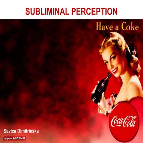 Subliminal perception