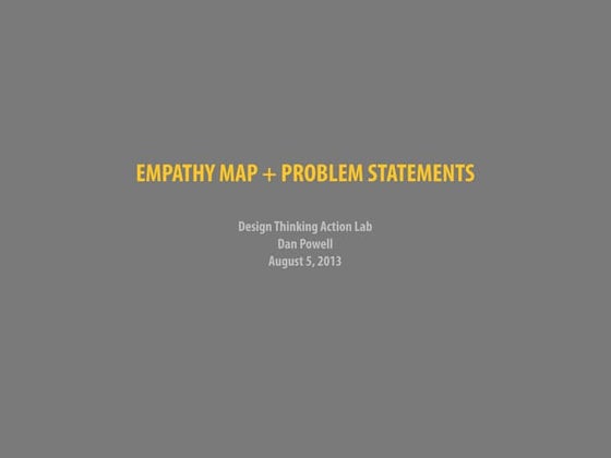 Empathy map | PPTX