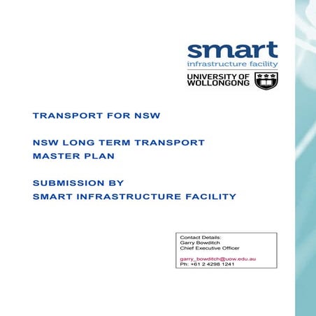 NSW Long Term Transport Masterplan - April 2012