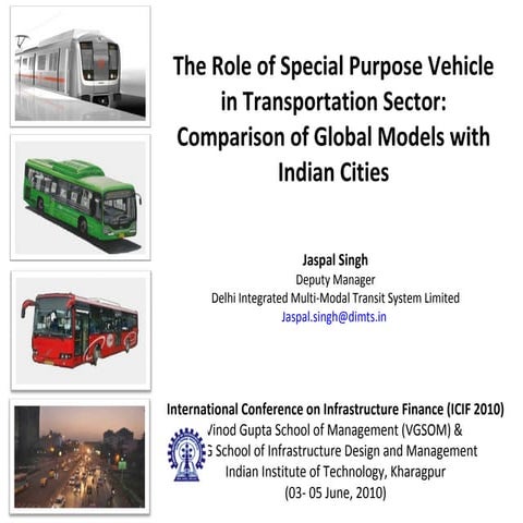 The role of SPV in Transportation Sector