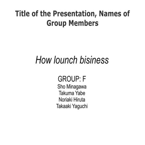 Submit in class presentation # 2