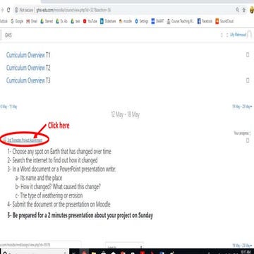 Submitting a project on moodle