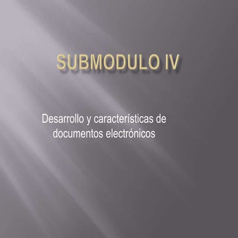 submodulo iv | PPTX