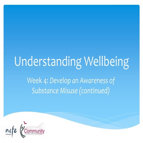 Substance Misuse Unit - Session 4 May16