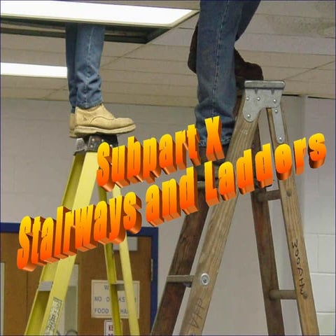 Subpart X -  Ladders