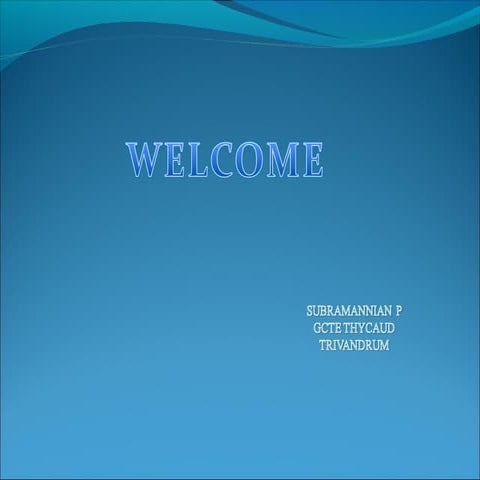 Power point presentation