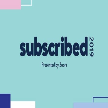 Subscribed 2019 - Regulations and What Lies Ahead with Zuora Payments and Col...