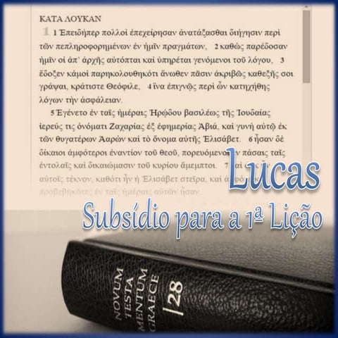 Subsídio para a 1ª lição