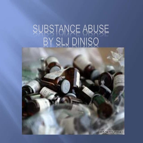 Substance abuse assignment