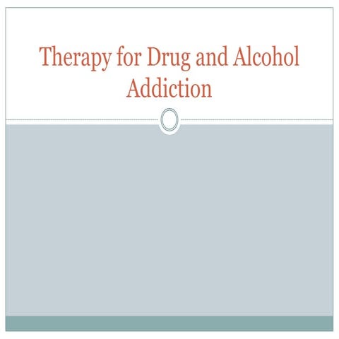 Substance abuse treatment