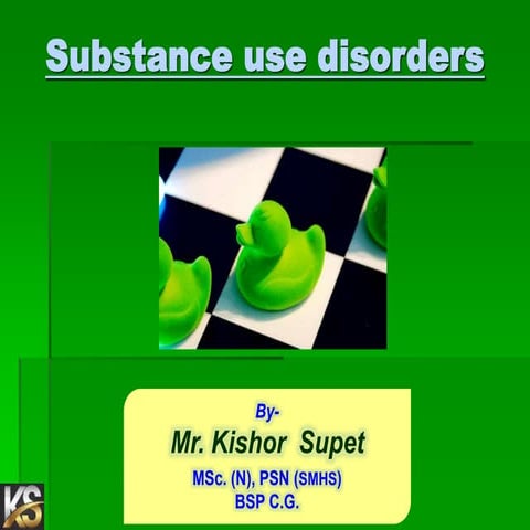 Substance use disorder