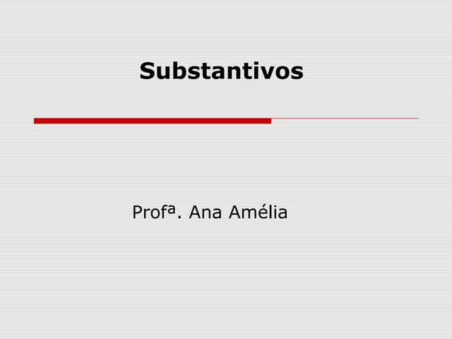 Substantivo