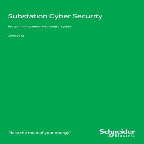 Substation Cyber Security
