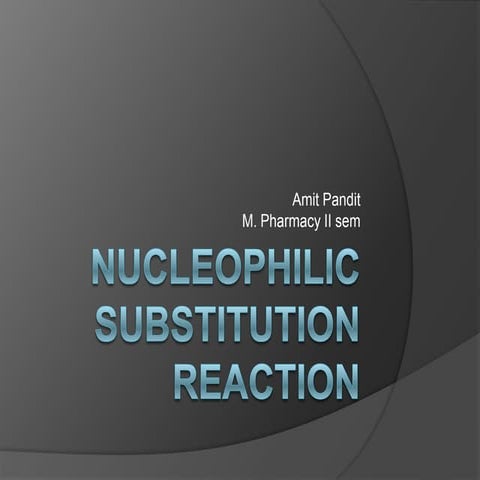 Substitution Reaction 