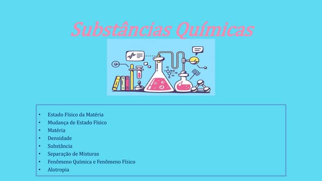 Substâncias químicas