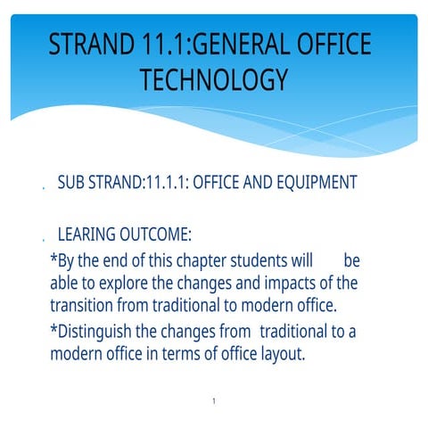 sub strand 1 lesson two.pptx office & equipment