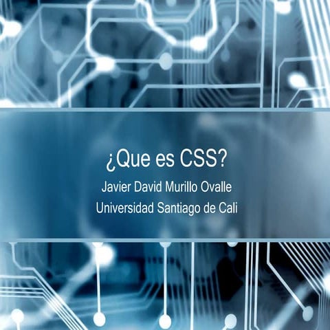 Qué es CSS?