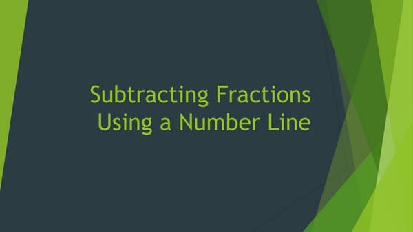 Subtracting Fractions Using Models Subtracting Fractions Using Models