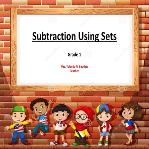 Subtraction using sets