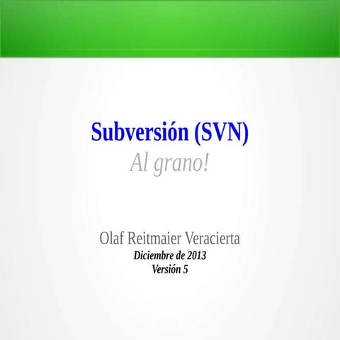 Subversion v6