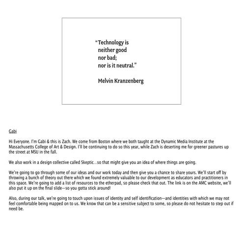 Subverting The Algorithm