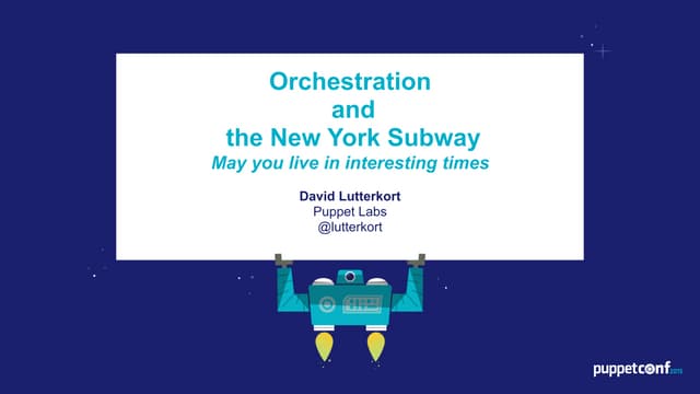 Orchestration and the New York Subway