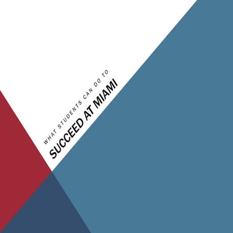 Succeed at Miami University-Students