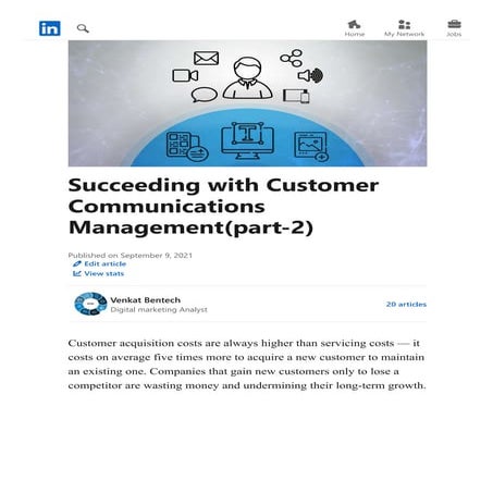 Succeeding with customer communications management (part 2) PDF
