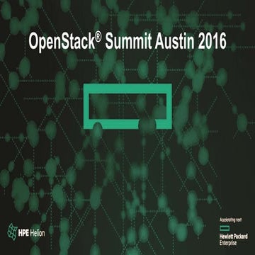 Succeeding with OpenStack in the Enterprise (OpenStack Summit Austin 2016)
