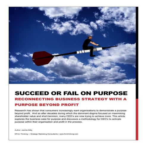 Succeed or Fail on Purpose