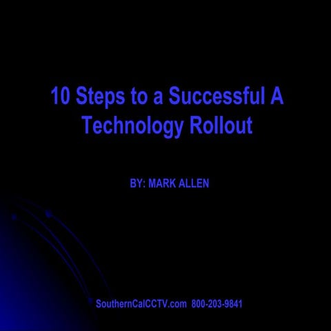 Southerncalcctv presentations