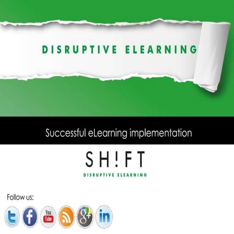 Succesful elearning implementation
