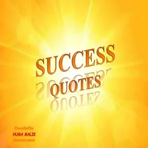 SUCCESS QUOTES