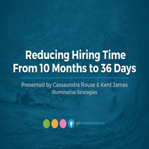 SUCCESS STORY: Reducing Hiring Time From 10 Months to 36 Days