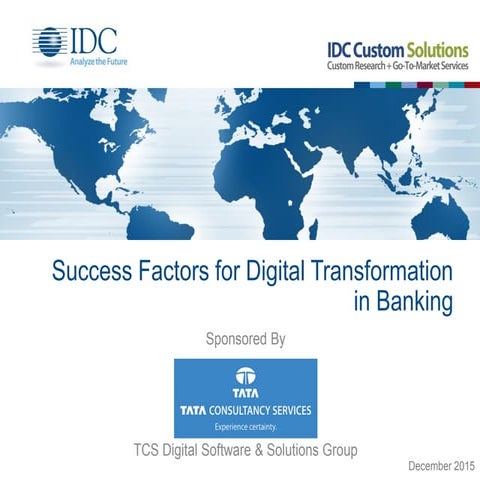 Success Factors for Digital Transformation in Banking