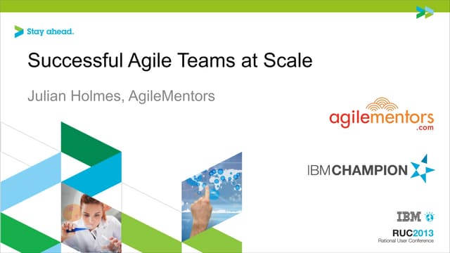 Successful agile teams at scale