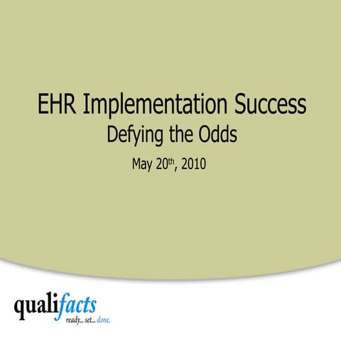 Successful EHR / EMR Implementations
