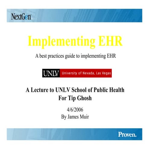 Successful EHR Implementation - Strategy &amp; Tips