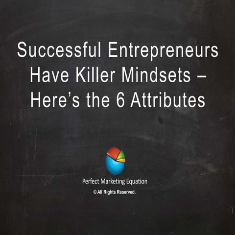 Successful Entrepreneurs Have Killer Mindsets – Here’s the 6 Attributes ...
